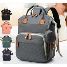 Mochila Bolsa Maternidade Mamãe Bebê Impermeável Porta mamadeira Fralda Menina Menino luna hyq
