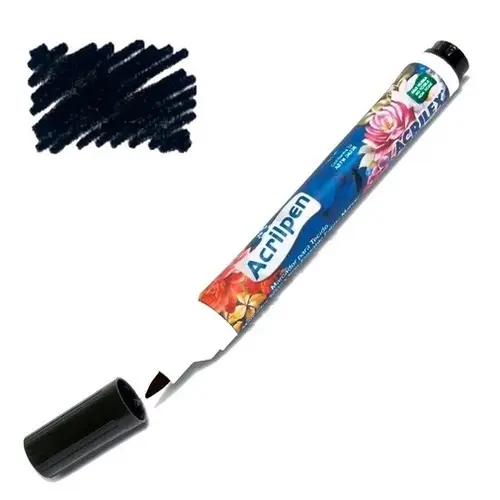 Caneta Para Tecido Acrilex Acrilpen Preto 520 A Melhor