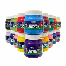 Tinta Guache 250ml Varias Cores Pote Grande de Tempera Guache