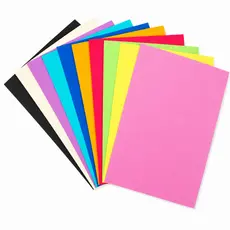 Kit Eva 40x48cm Cartolina Placa Emborrachada Cor Lisa