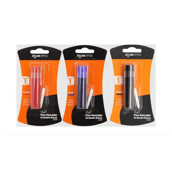 Tinta Refil Para Pincel Marcador 5,5ml Caneta de Quadro Branco Refil Recarga Pincel Jocar