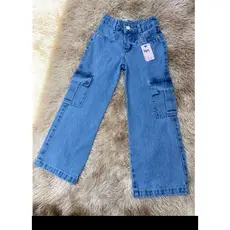 Calça cargo , wide legue jeans infantil e juvenil .Varios modelos.