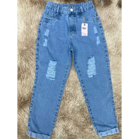 Calça mon, jeans blogueira.