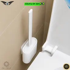 Escova Sanitária Silicone Cola Adesivo Na Parede Limpeza Vaso Privada Banheiro Alta Eficiência