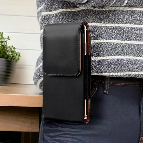 Capa de Celular com Suporte Para Cinto 5.0 /6.5/ e 6.8 Polegadas Modelos Variados Suporte Para Celular