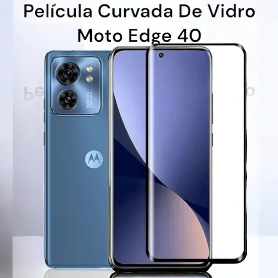 Película De Vidro Curvada Moto Edge 40 5G/ Edge 40 Neo