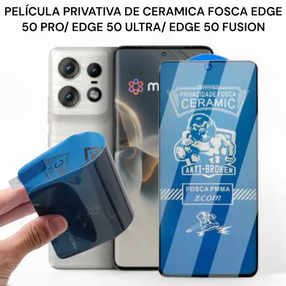 Película de Ceramica Privativa Fosca Para Edge 50 Pro/ Edge 50 Ultra/ Edge 50 Fusion