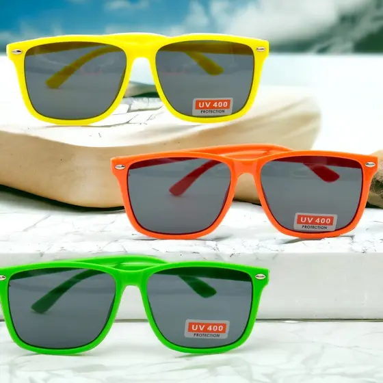Óculos de Sol Estilo Restart Neon Infantil Masculino e Feminino