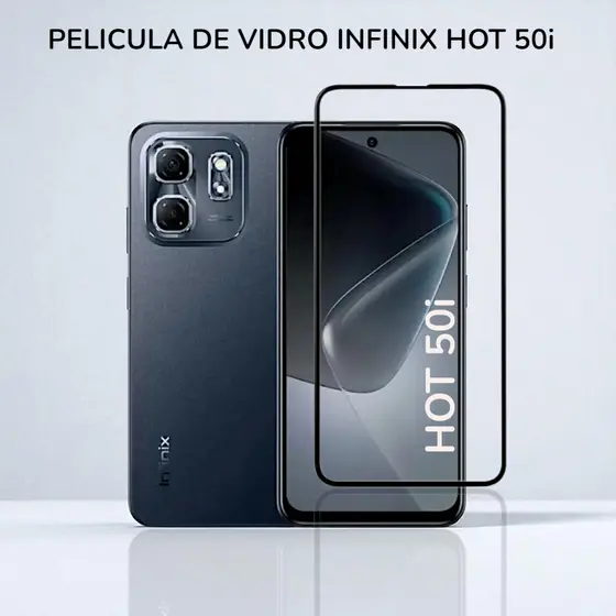 Pelicula De Vidro Para O Infinix Hot 50i