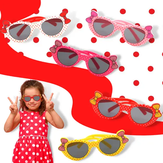 Óculos de Sol Infantil  Feminino Estiloso