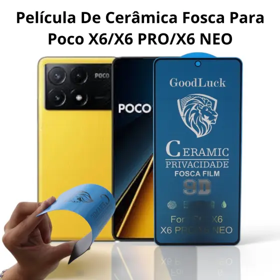 Película Cerâmica Fosca Para Poco X6/X6PRO/X6NEO