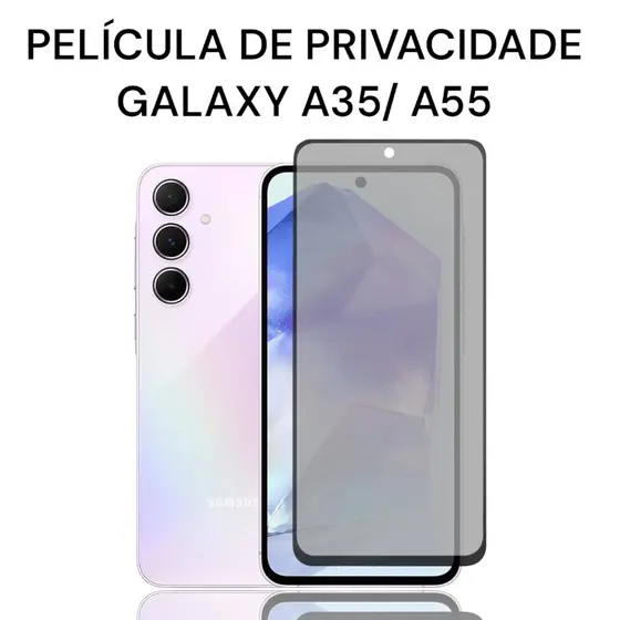 Película De Privacidade De Vidro 3D Galaxy A35/ A55 5G