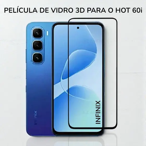 Película De Vidro Compatível Para O Infinix Hot 60i