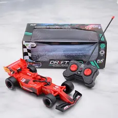 Carro Controle Remoto Fórmula 1 Drift Go Spray Racing Vermelho