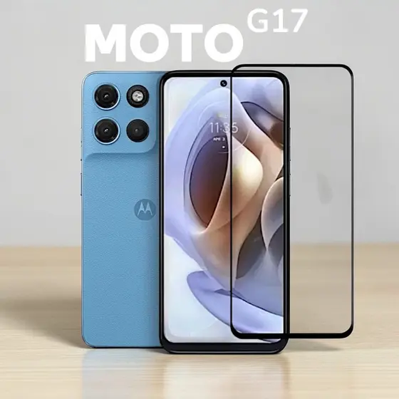Película Vidro 3D Temperado Para Moto G17