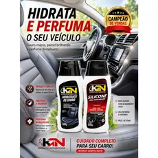 Kit Hidratante de Couro e Silicone  Automotivo 200ml