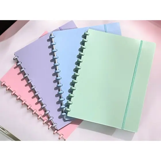 Pasta Catálogo Inteligente Disco A4 com 20 Envelopes Plástico Papelaria Escritório