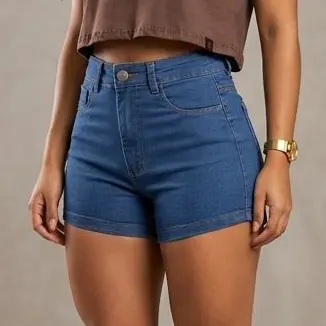 short jeans feminino curto jeans com lycra  bermuda jeans feminino short confortável conjunto feminino