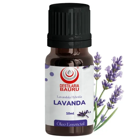 Óleo Essencial Lavanda - 10ml Aromaterapia 100% Puro e Natural