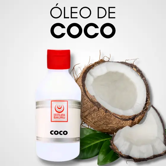 Óleo de Coco 100% Puro Vegetal Refinado - 500ml. 1L