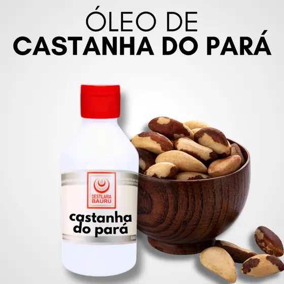 Óleo de Castanha do Pará 100% Puro Vegetal Extra Virgem  Prensado Frio - 100ml, 500ml, 1L