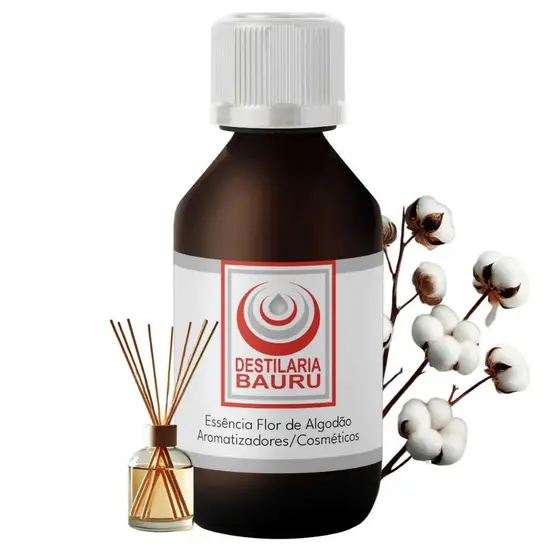 Essência Flor de Algodão - Uso Aromatizadores/Cosméticos - 100 ml