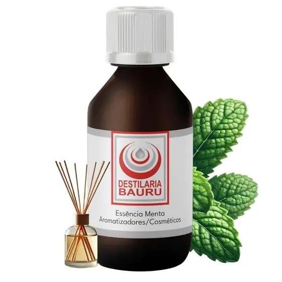 Essência Menta Uso Aromatizadores/Cosméticos - 100 ml