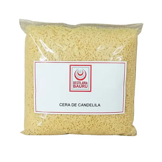 Cera Candelila Vegetal em Escamas Cosméticos Batom Balsamo Pomada 500g 150g Destilaria Bauru
