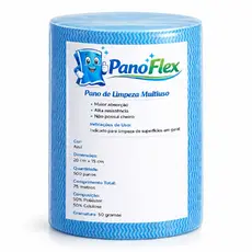 500 unidades Pano de Limpeza Azul PanoFlex 20x15cm Alta Absorção Multiuso