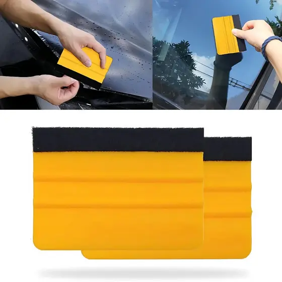 Kit com 2 Espátulas de Silicone para Envelopamento de Adesivos com Feltro Precisão
