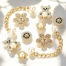 Urso Luxuoso Encantos de Sapato Jewelry botões decorativos & acessórios de Sandálias removíveis Pendente Presentes