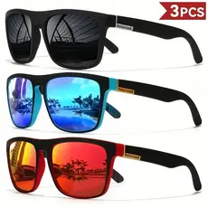 Óculos De Sol 3 Unidades Para Homens , Esportes Ao Ar Livre , Ciclismo , Condução , Pesca