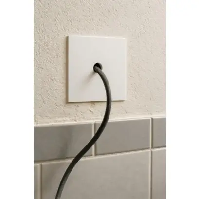 Canopla Quadrada Plana 11cm para Luminária, Teto ou Parede – Branca Preta Dourada Ilunato