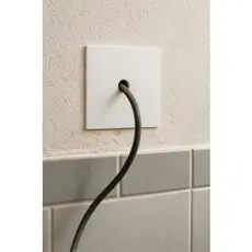 Canopla Quadrada Plana 11cm para Luminária, Teto ou Parede – Branca Preta Dourada Ilunato