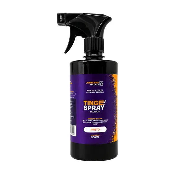 Tinta de Tecidos Roupas e Sofá - Tingespray Borrifador 500ml