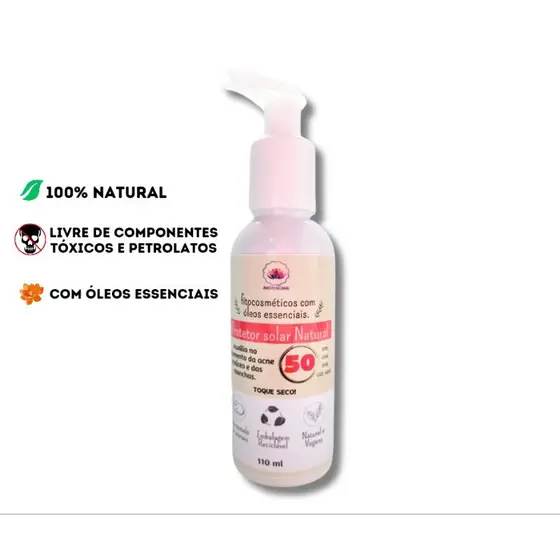 Protetor Solar Físico Natural