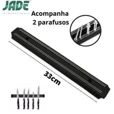 Barra Magnética Imã Facas Cozinha Churrasqueira Ferramentas 33cm ou 55cm