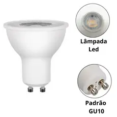 Lâmpada Led Dicroica Mr16 Gu10 4,8w Bivolt Lâmpada Branco Frio Branco Quente Branco Neutro