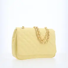 Bolsa Tiracolo de Metalassê com Fecho de Imã