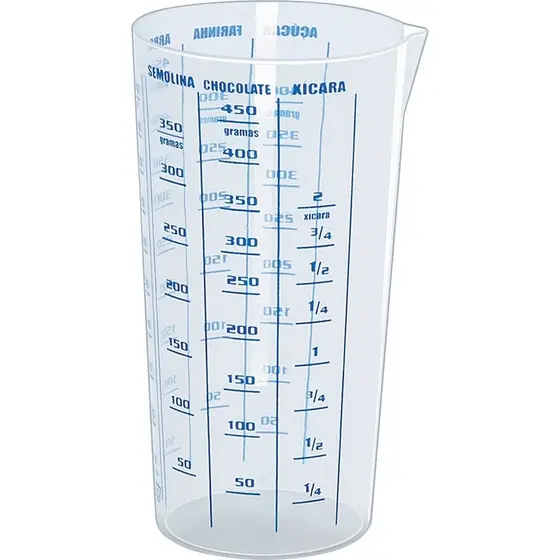 Copo Medidor Graduado Plastico 500 Ml Receitas