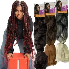 Cabelo Mega Jumbo Para Trança Alinea Cherey 390g 60cm