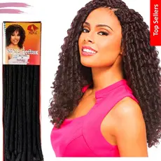Cabelo Nina Softex Original Dreads Naturais 70cm Crochet Braids Fios Leves e Macios