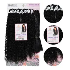 Cabelo Freedom&Love Cacheado Bio Fibra Miss Beyoncé 80cm 380g + Jumbo Braid Direto De Fábrica