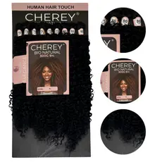 Cabelo Bio Natural Cacheado Modelo Elegance Cherey 80cm 300g Human Hair Direto De Fábrica