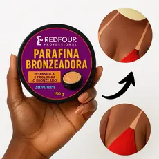 Parafina Bronzeadora Acelerador De Bronzeamento profissional 150g RedFour