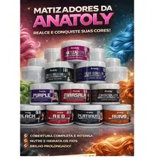 Tonalizante Efeito 100% Natural Sem Química 300GR Anatoly