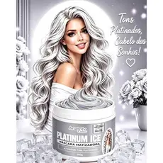 Máscara Matizadora  Tonalizante Platinum Anatoly Colors - 300g