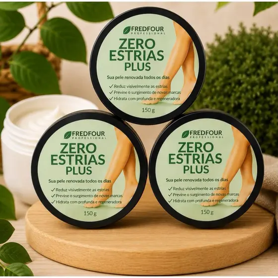 Kit Creme Zero Estrias Plus Removedor de Estrias Trata E Previne 150g - RedFour