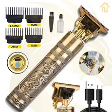 Máquina Acabamento Profissional Cabelo Barba Sem Fio Premium