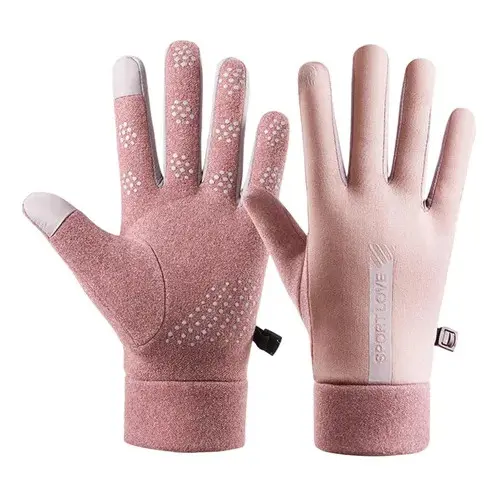 Luva Termica Inverno Brinde Meia Térmica Feminino Neve Ski